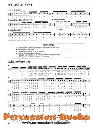 Rudimental Drum Solos for the Marching Snare Drummer Sample 1